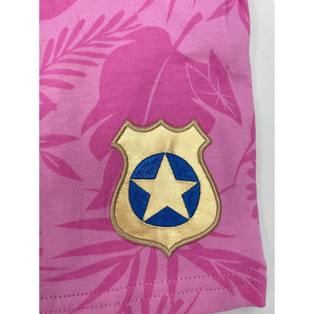 Disney Zootopia Sz 3 Child Nick Wilde Costume T-Shirt Hoodie Short Sleeves Pink - Picture 3 of 6